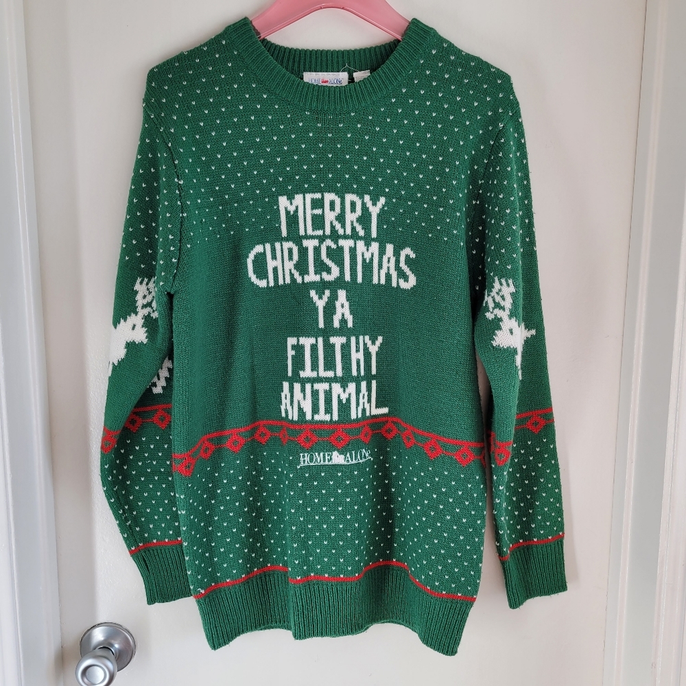Urban Outfitters Home Alone ugly Christmas sweater